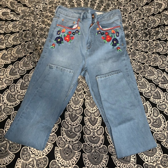 ASOS Embroidered Denim Jeans - Picture 4 of 7